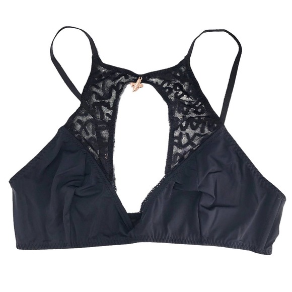 🚨Savage X Fenty NEW Size Medium Tagged by Savage High Neck Bralette Rihanna - Picture 2 of 8